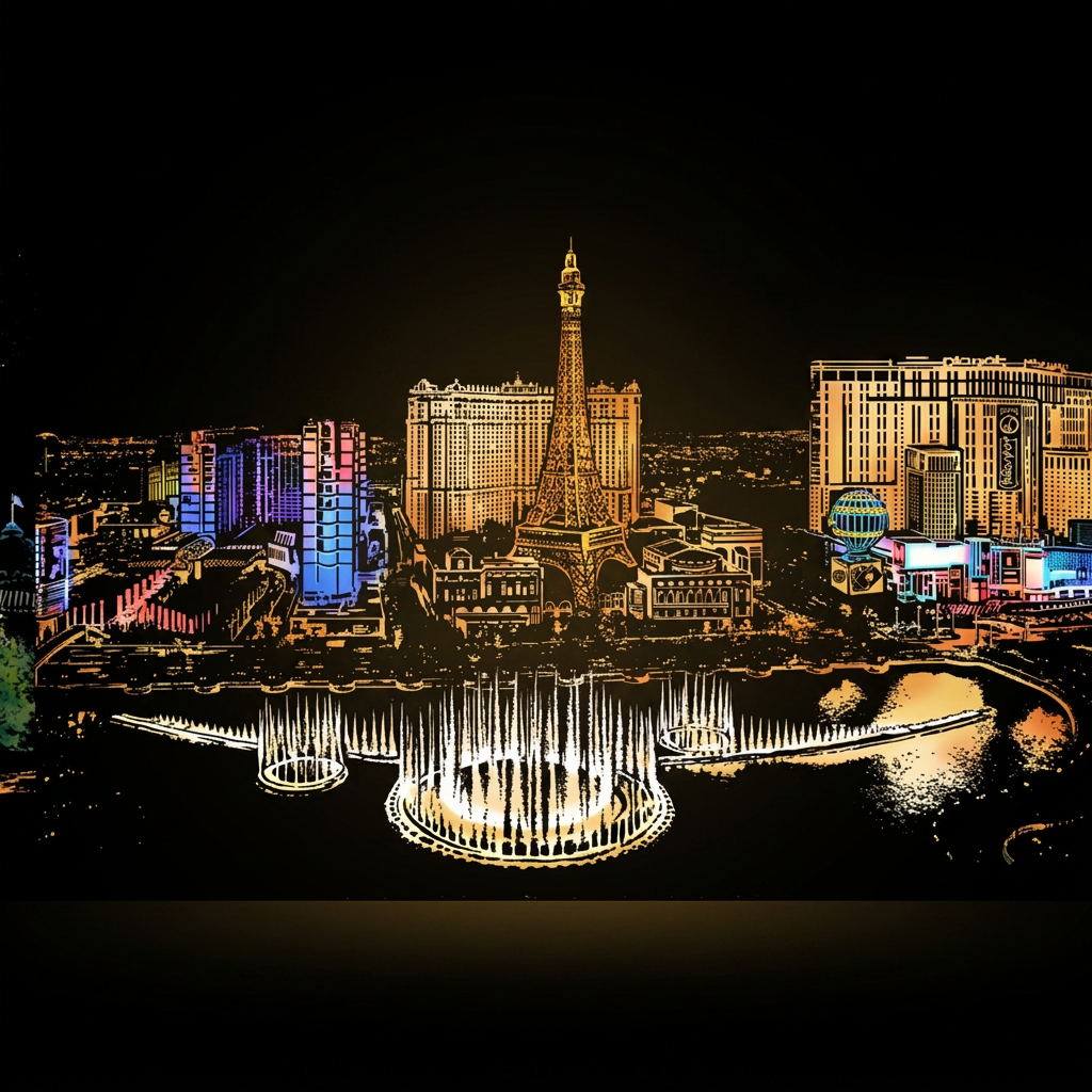 Las Vegas · Nevada · tessera del disegno