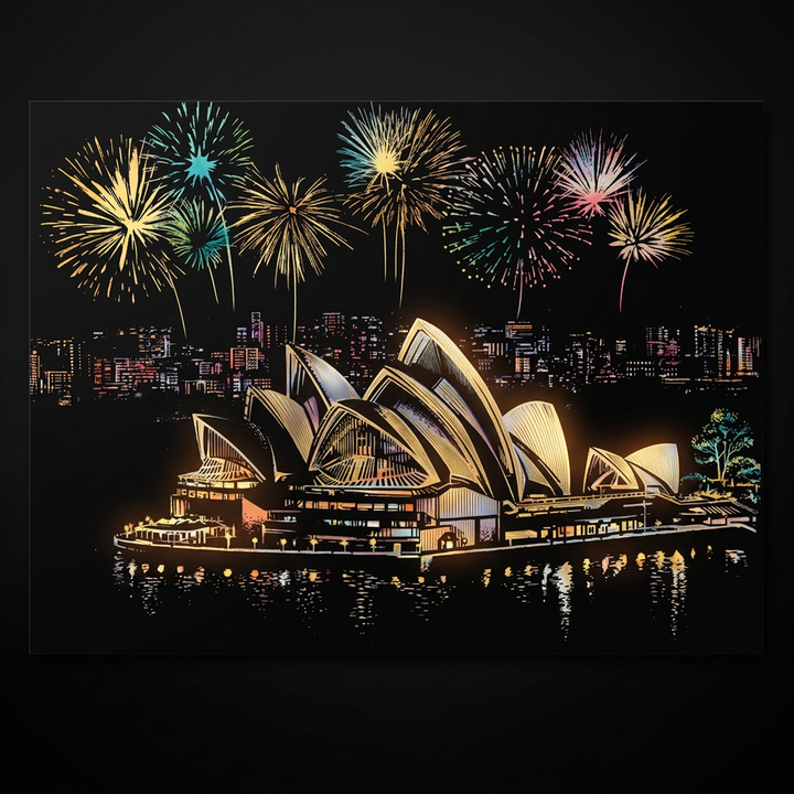 Sydney · L'Opera House · il disegno finito