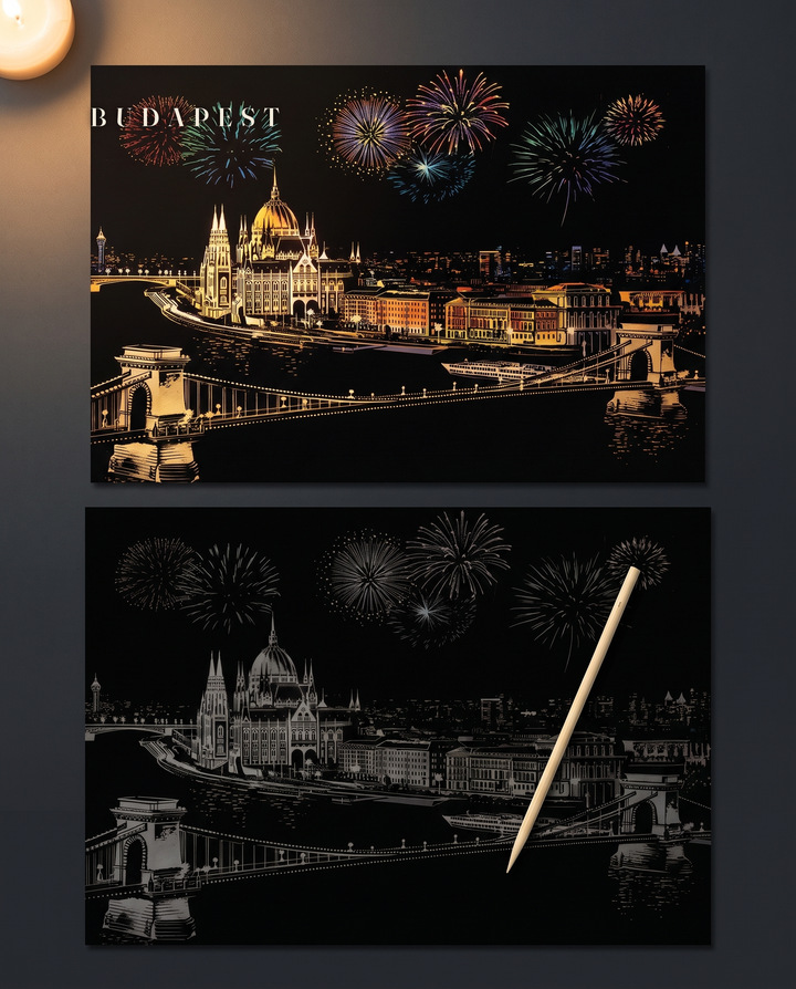 Budapest · Ungheria · il disegno finito