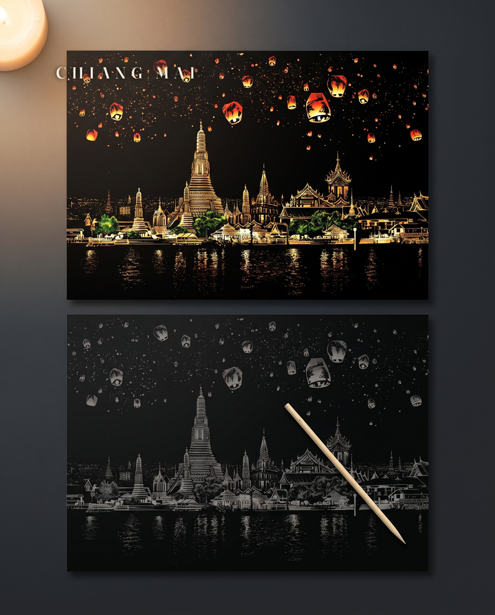 Chiang Mai · Thailandia · il disegno finito