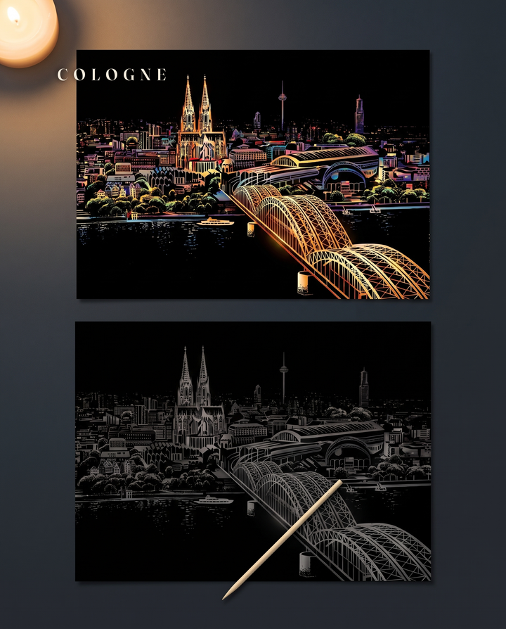 Duomo di Colonia · Germania · il disegno finito