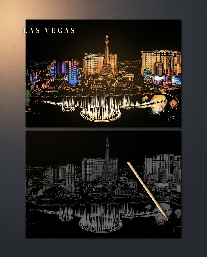 Las Vegas · Nevada · il disegno finito