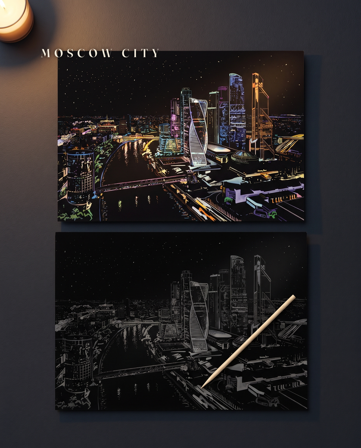 Mosca City · Russia · il disegno finito