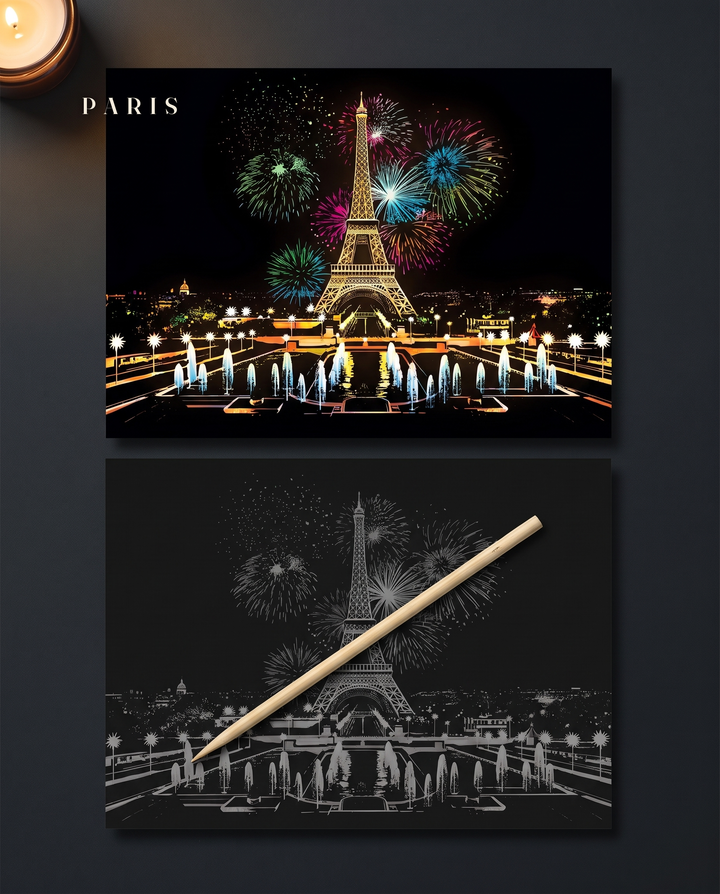 Parigi · La Torre Eiffel · il disegno finito