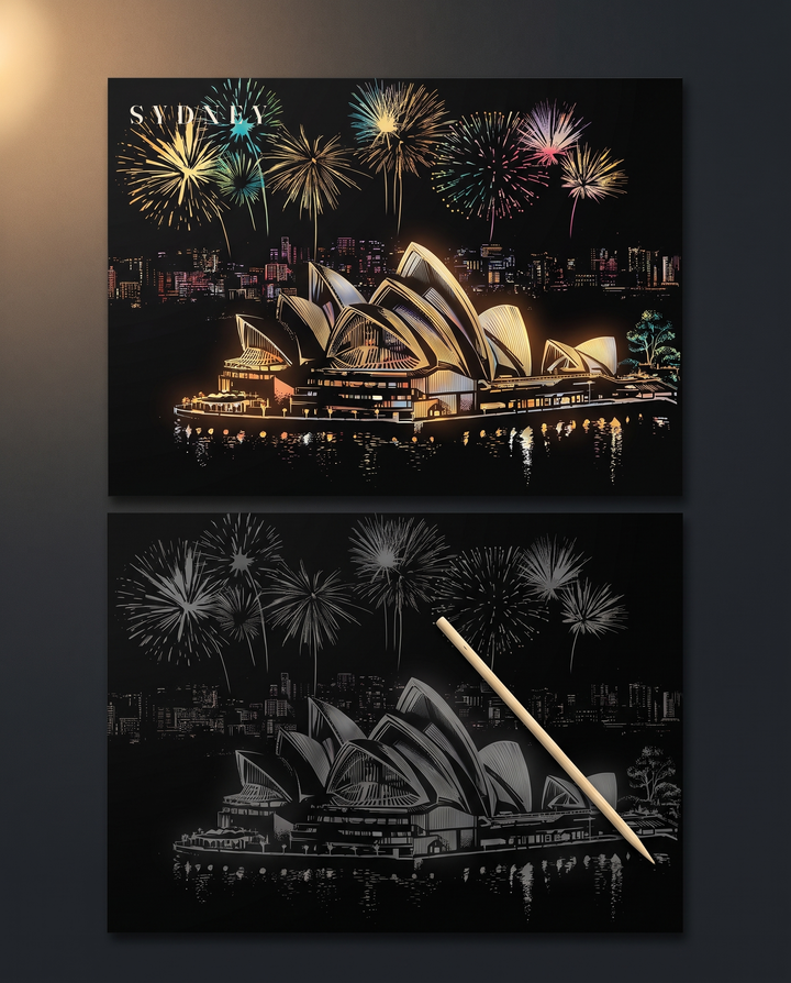 Sydney · L'Opera House · il disegno finito