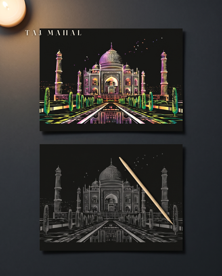 Taj Mahal · India · il disegno finito