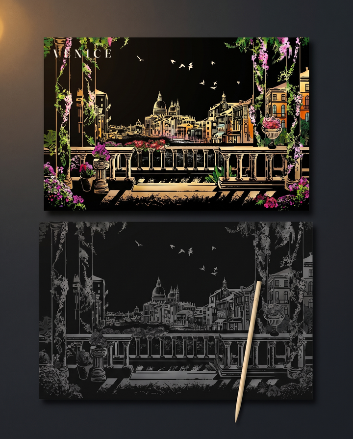 Venezia · Il Canal Grande · il disegno finito