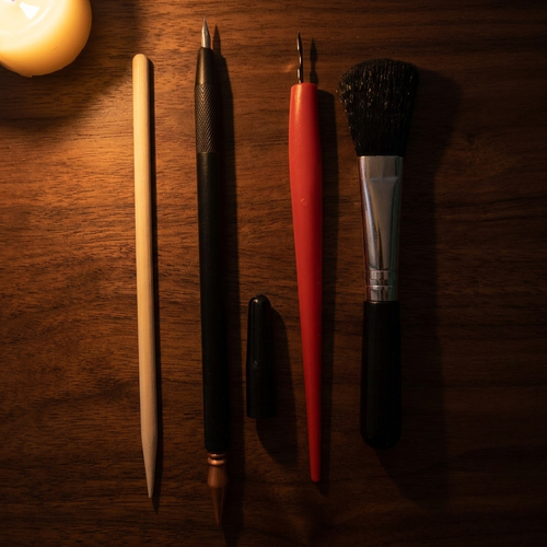 Set attrezzi da grattare starter, cinque pezzi